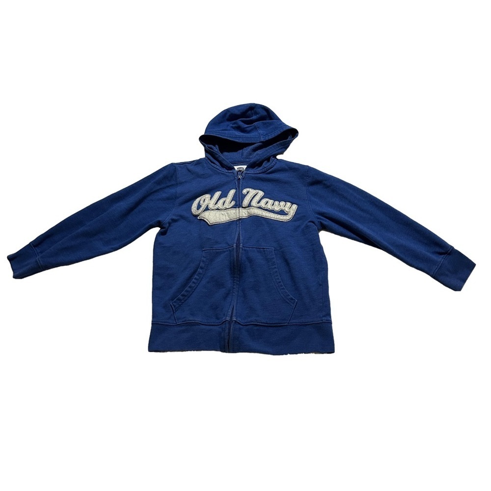 Boys Blue Old Navy Zip Up Hoodie Size Small